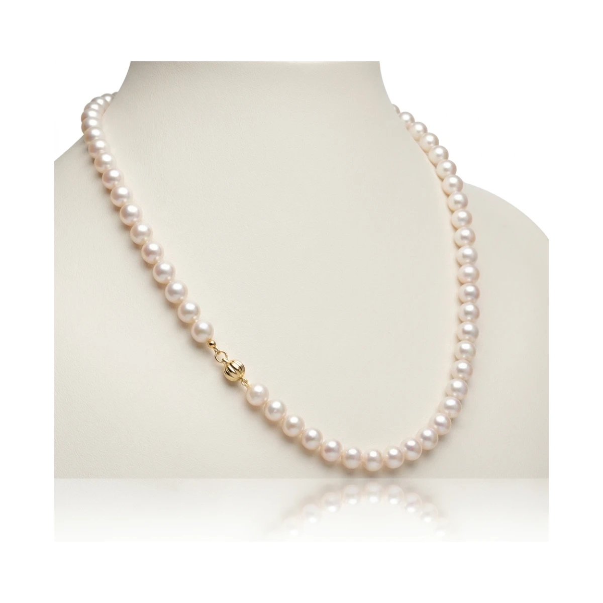 Freshwater White Pearl Necklace | AA Grade | 5mm
