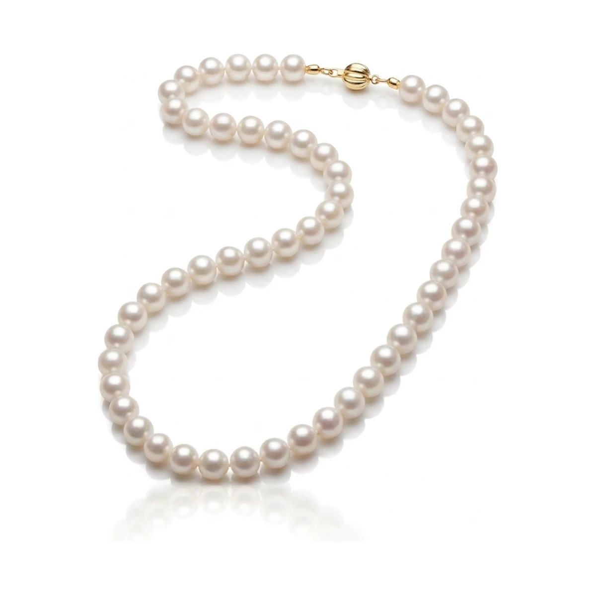 Freshwater White Pearl Necklace | AA Grade | 6mm