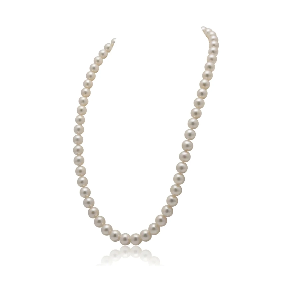 Freshwater White Pearl Necklace | AA Grade | 7mm