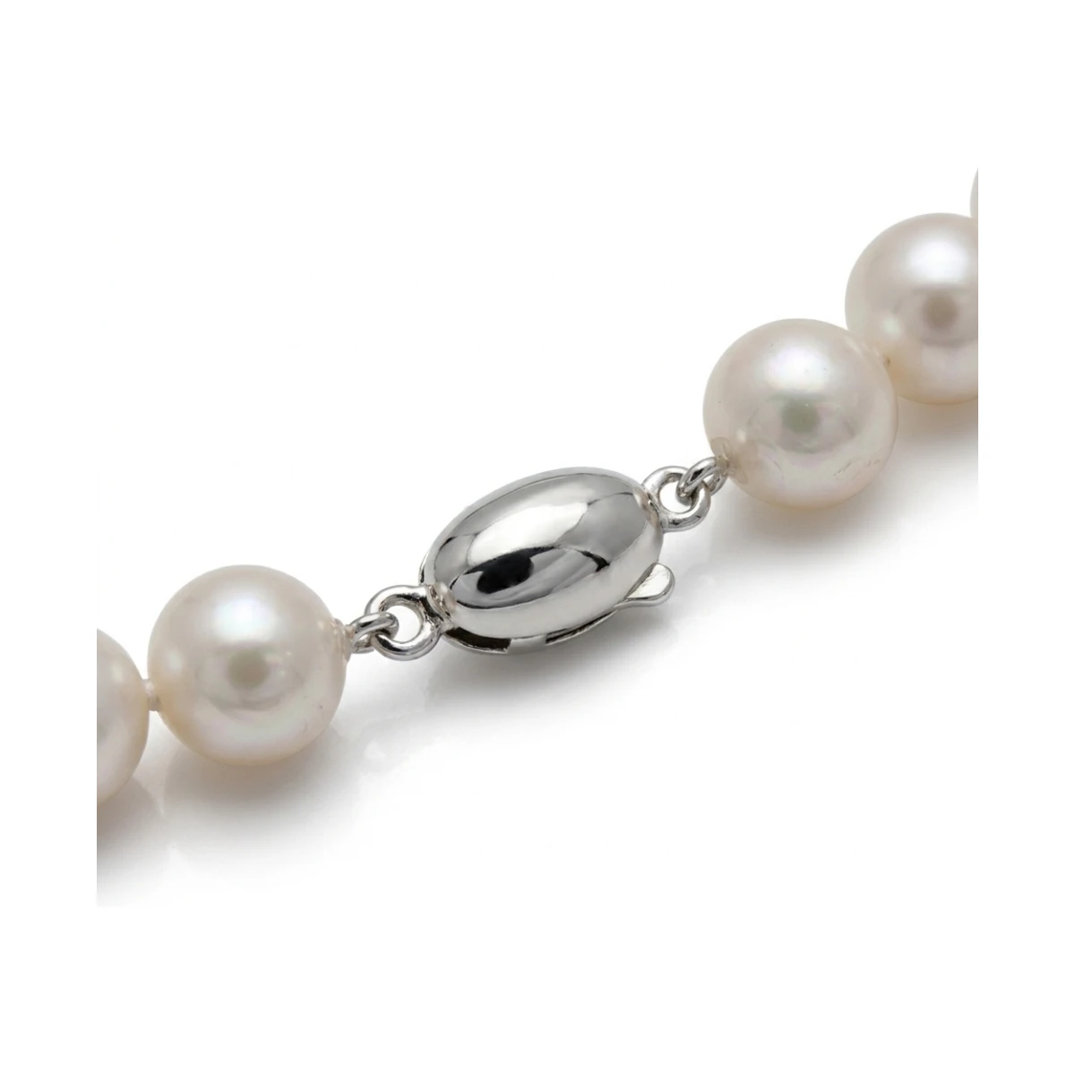 Freshwater White Pearl Necklace | AA Grade | 8mm