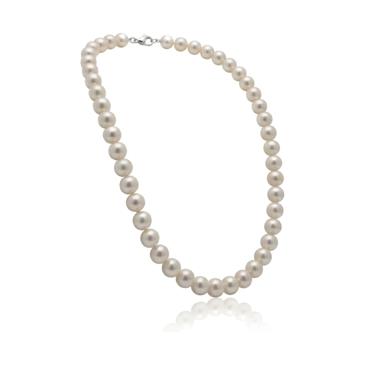 Freshwater White Pearl Necklace | AA Grade | 8mm