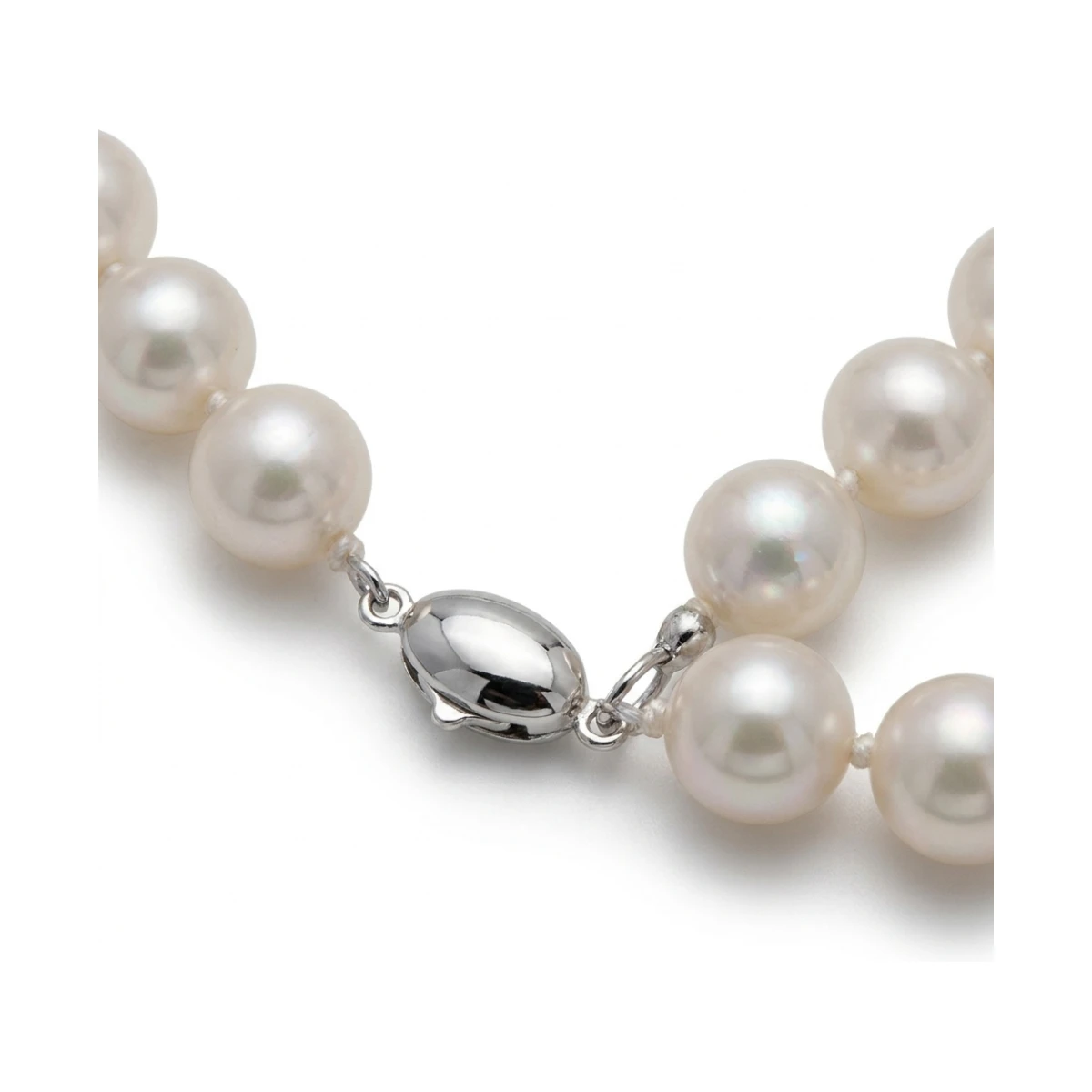 Freshwater White Pearl Necklace | AA Grade | 9mm