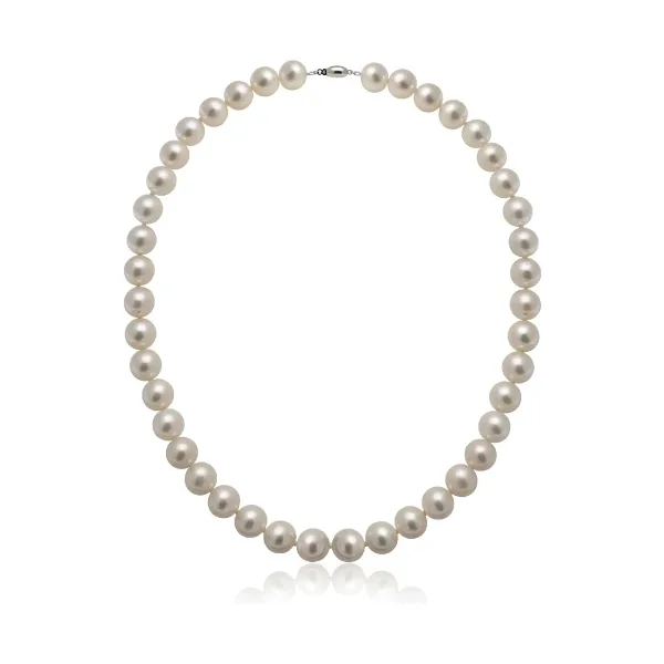 Freshwater White Pearl Necklace | AA Grade | 10mm