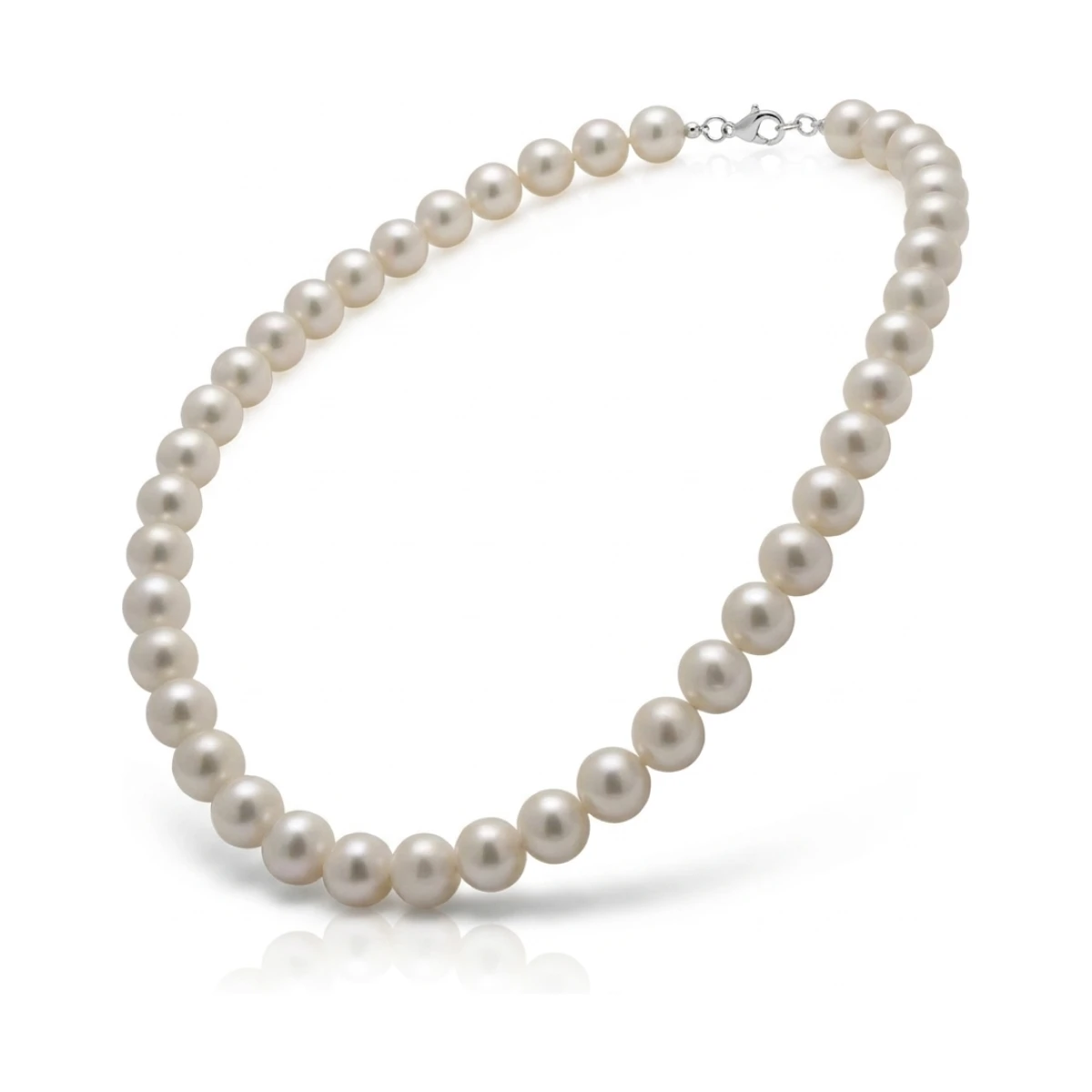 Freshwater White Pearl Necklace | AA Grade | 10mm