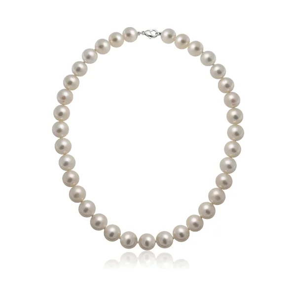Freshwater White Pearl Necklace | AA Grade | 12mm