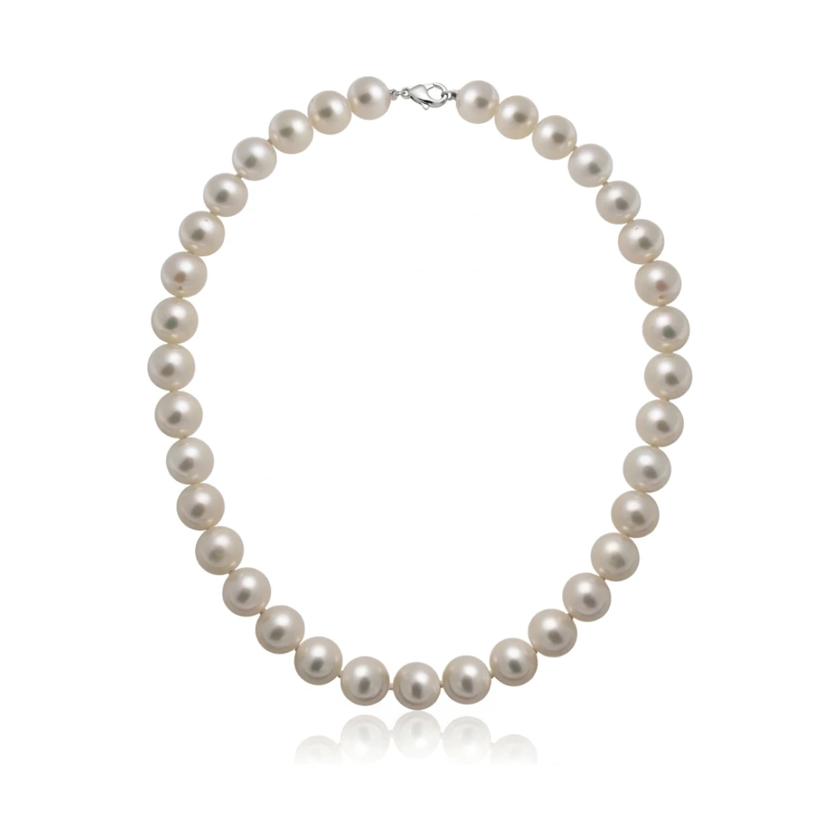 Freshwater White Pearl Necklace | AA Grade | 12mm
