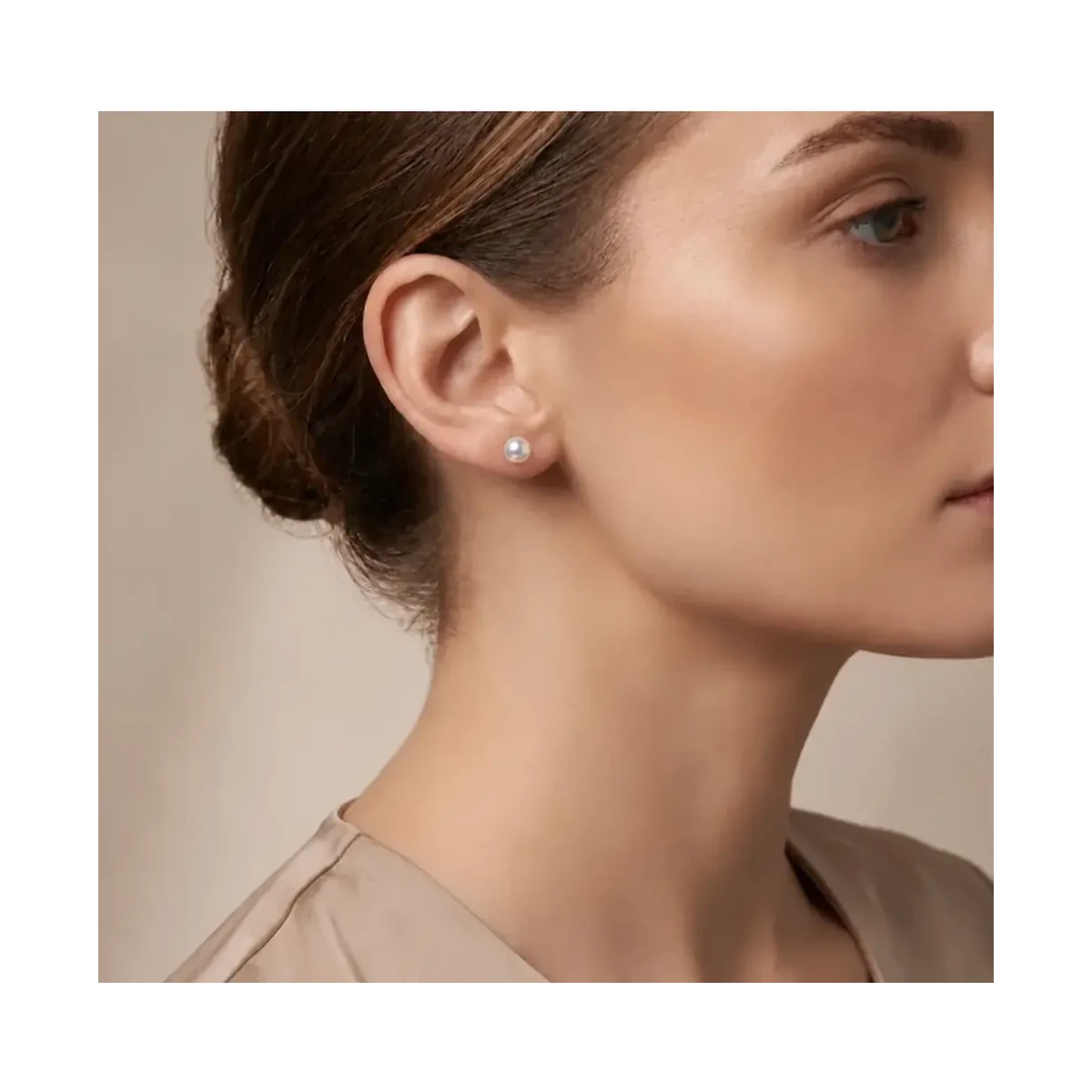 White Akoya Stud Earrings  |  6.0-6.5 mm