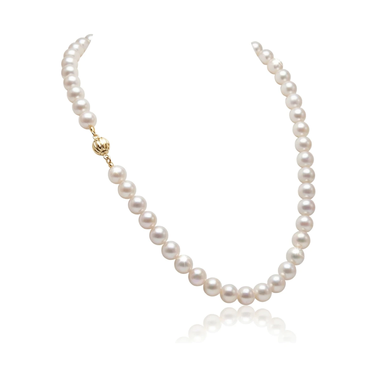 Freshwater Pearl Necklace | White  | AAA Grade | 5mm