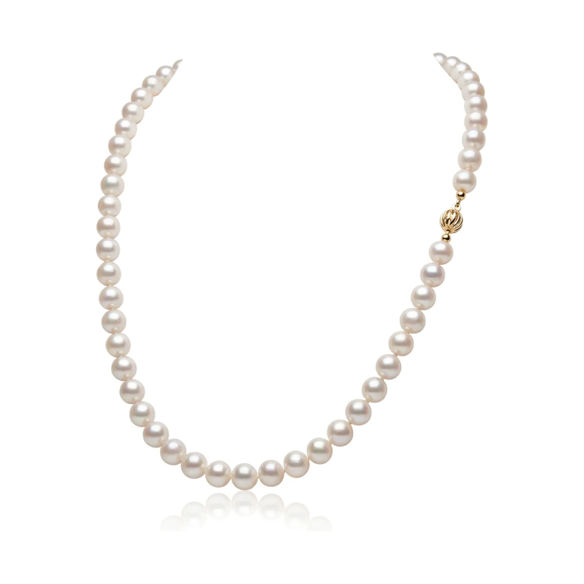 Freshwater White Pearl Necklace | AAA Grade | 6mm
