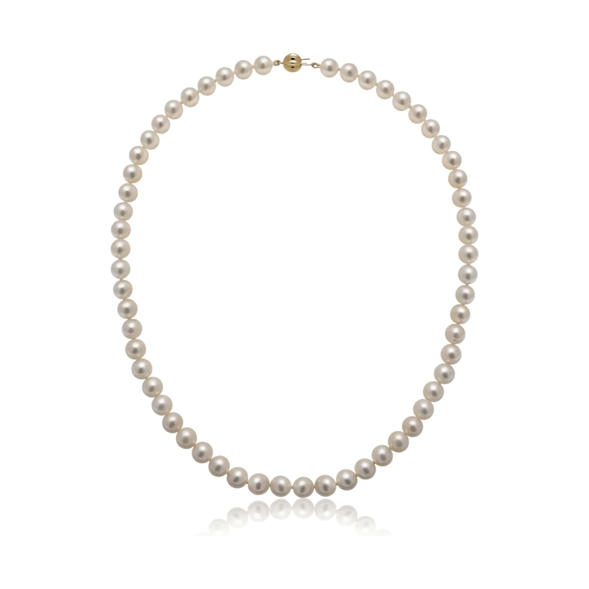 Freshwater White Pearl Necklace | AAA Grade | 7mm