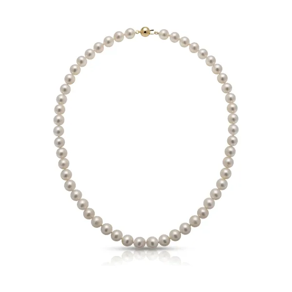 Freshwater White Pearl Necklace | AAA Grade | 8mm