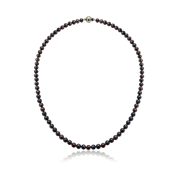 Black Freshwater Pearl Necklaces | Grade AA | 5mm