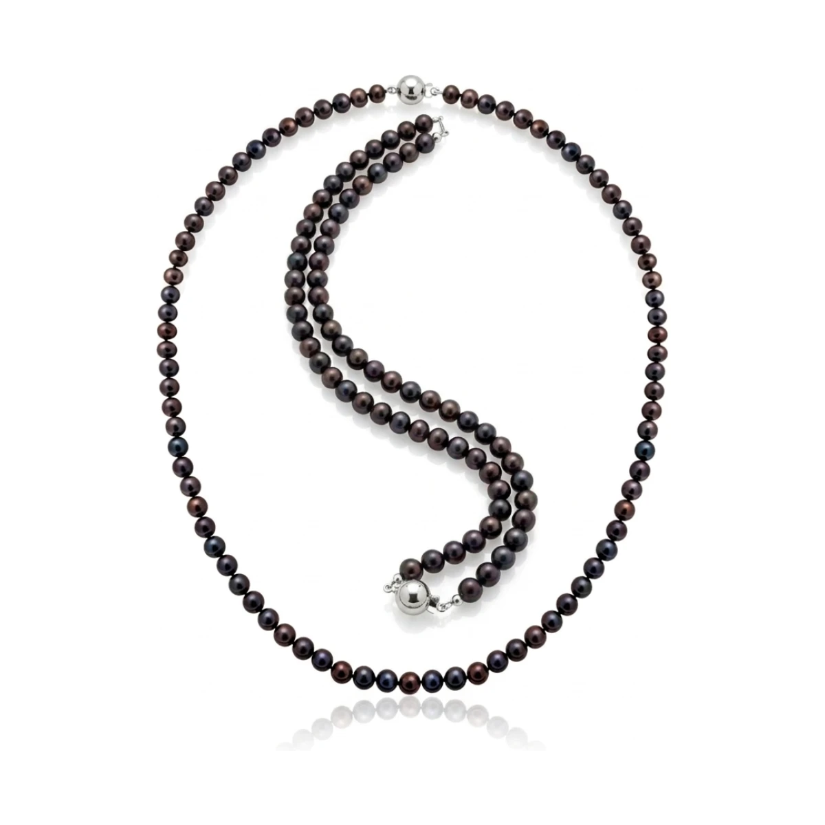 Black Freshwater Pearl Necklaces | Grade AA | 5mm
