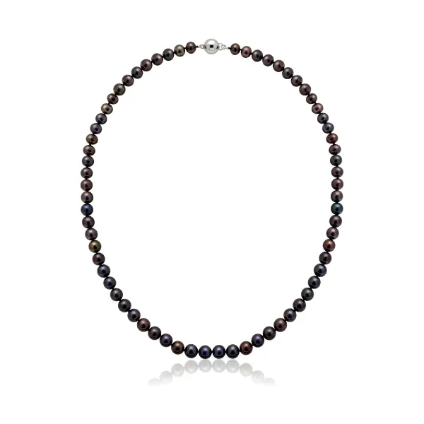 Black Freshwater Pearl Necklaces | Grade AA | 6mm
