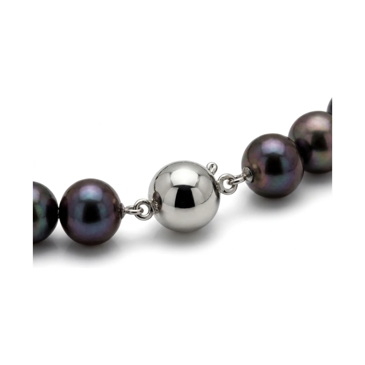 Black Freshwater Pearl Necklaces | Grade AA | 8mm