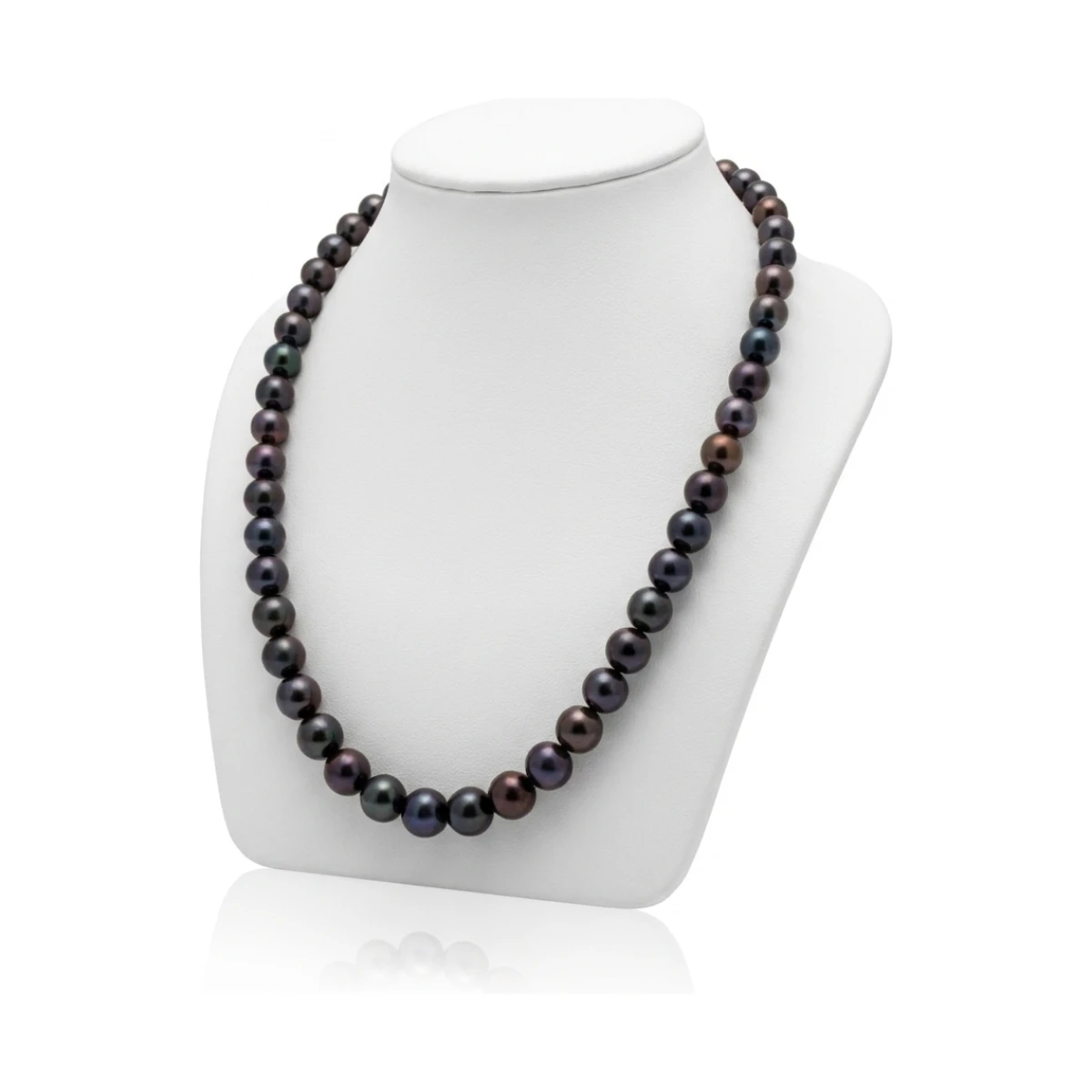 Black Freshwater Pearl Necklaces | Grade AA | 8mm