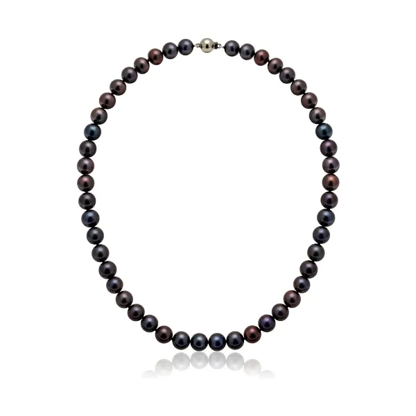 Black Freshwater Pearl Necklaces | Grade AA | 9mm