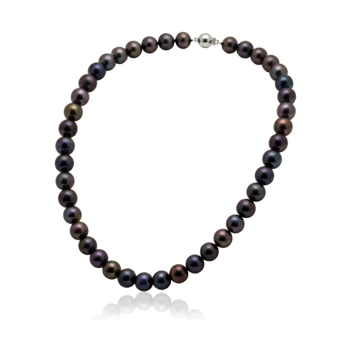 Black Freshwater Pearl Necklace | Grade AA | 10mm