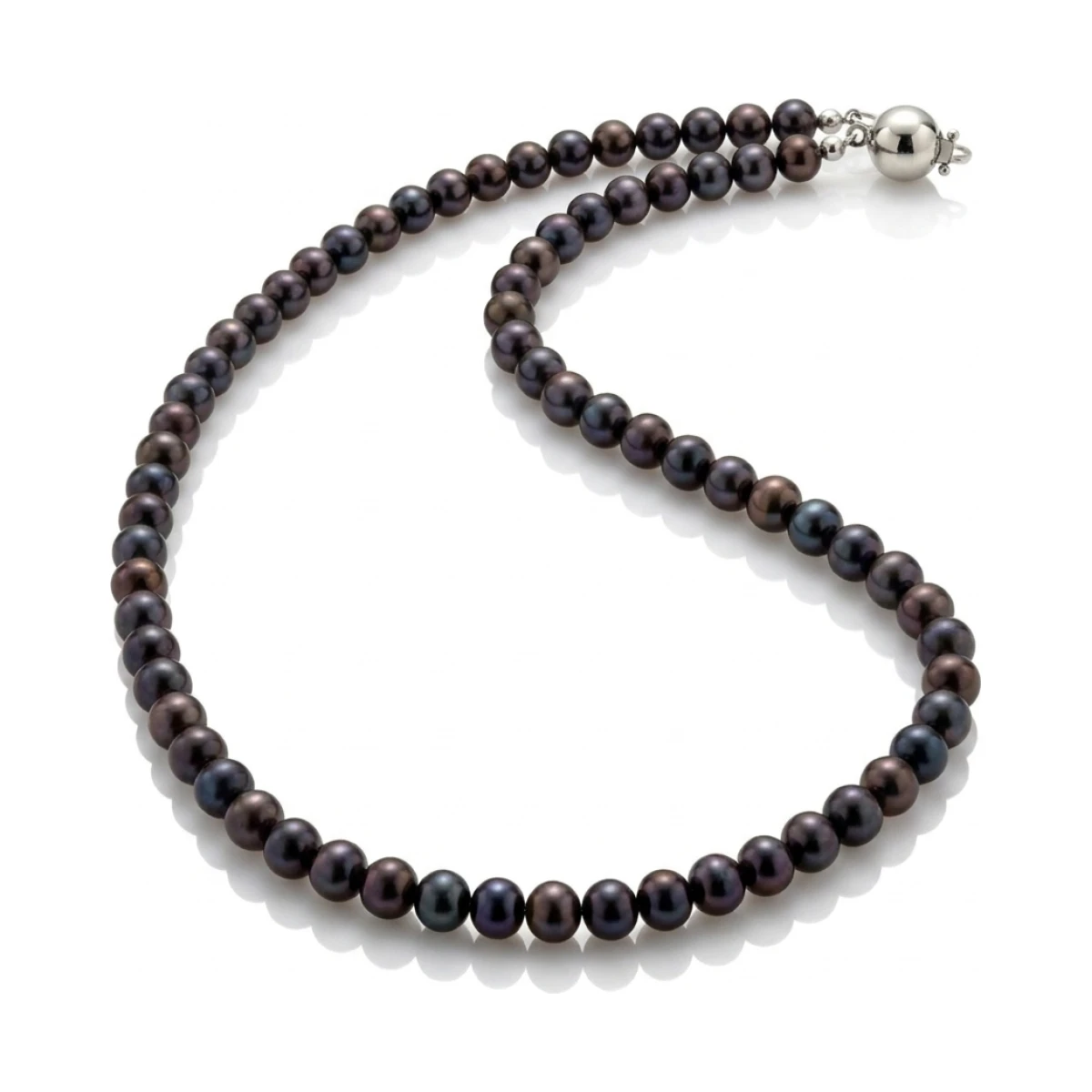 Black Freshwater Pearl Necklace | Grade AAA | 5mm