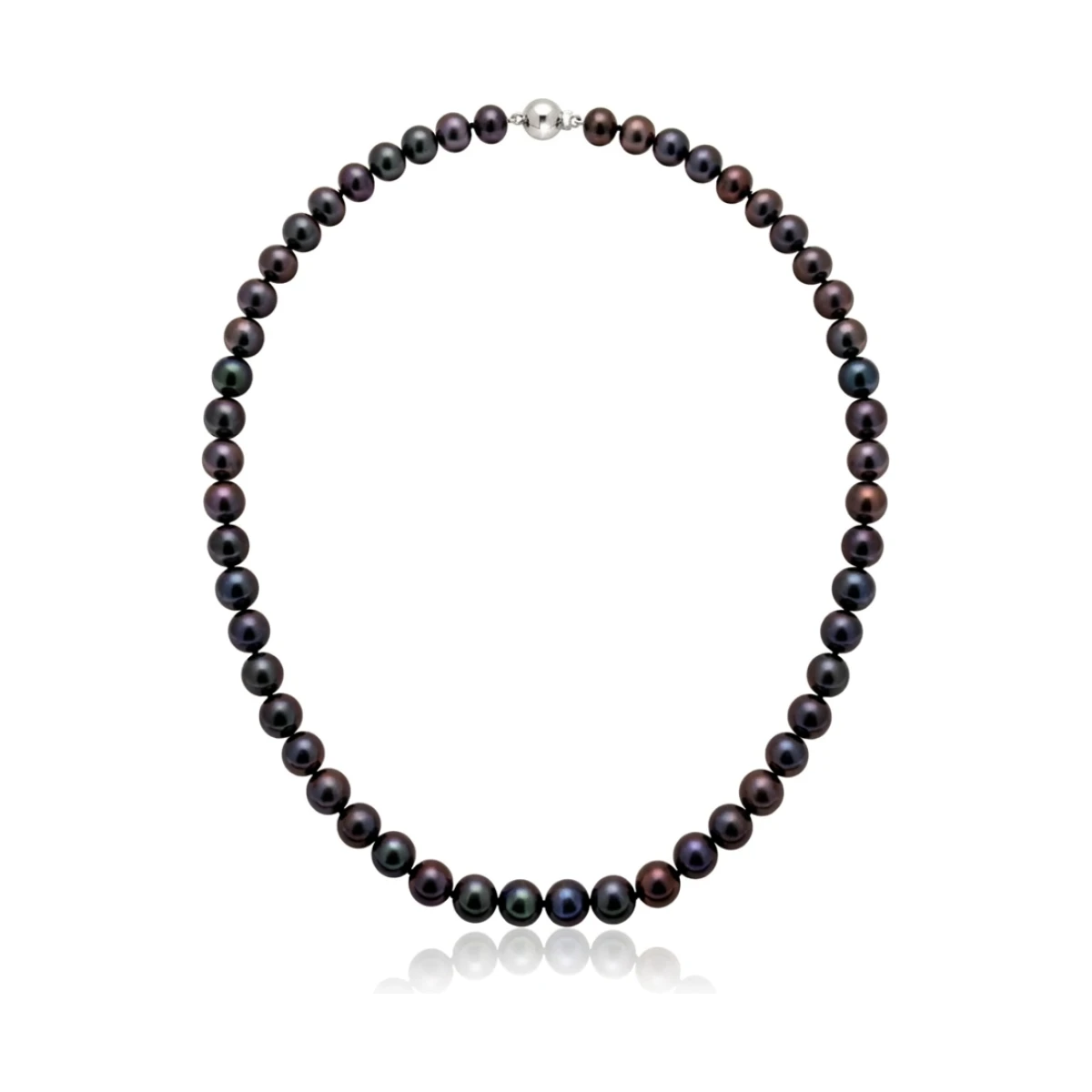 Black Freshwater Pearl Necklace | Grade AAA | 8mm