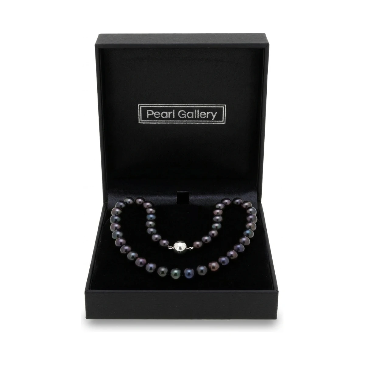 Black Freshwater Pearl Necklace | Grade AAA | 8mm