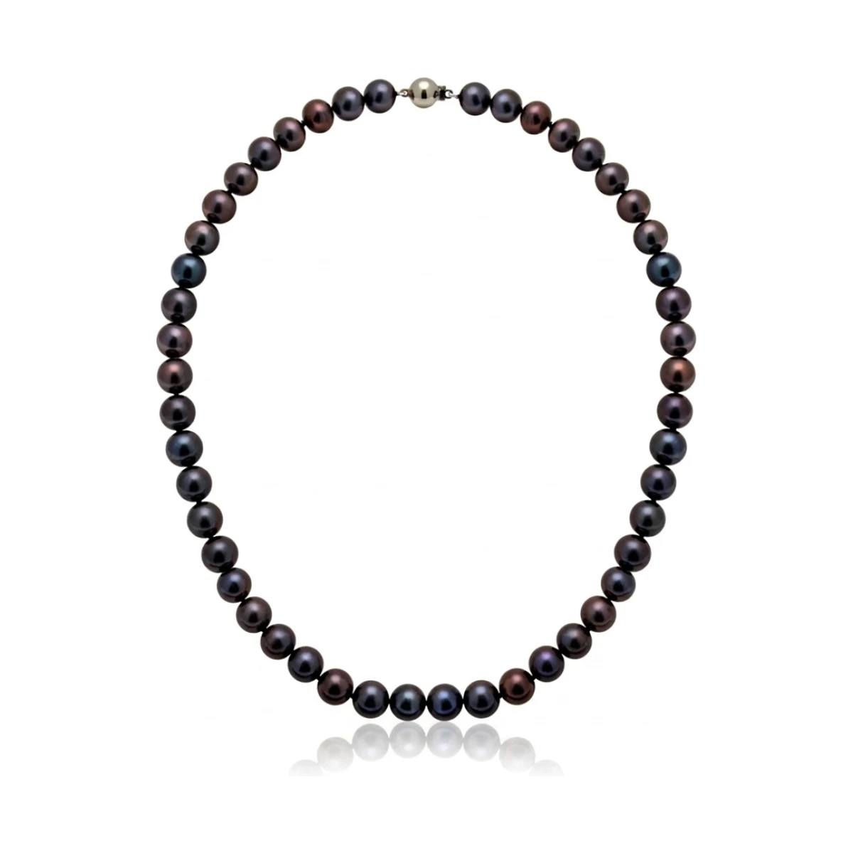 Black Freshwater Pearl Necklace | Grade AAA | 9mm