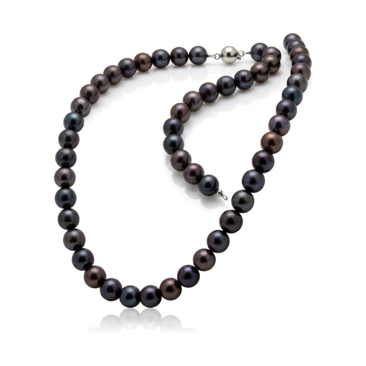 Black Freshwater Pearl Necklace | Grade AAA | 9mm
