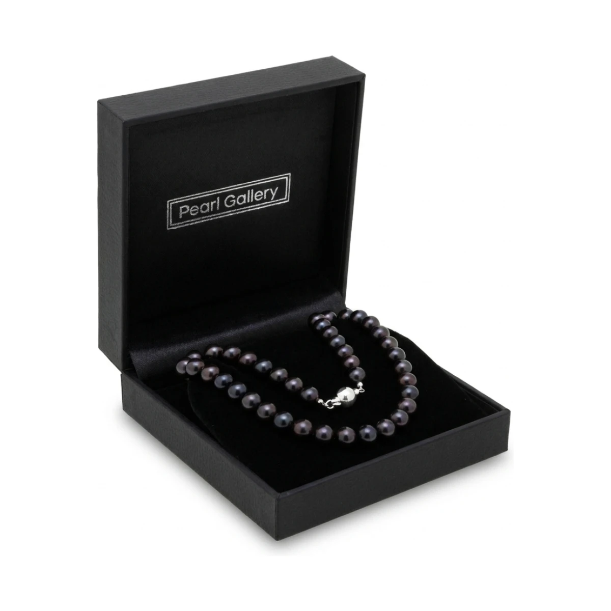 Black Freshwater Pearl Necklace | Grade AAA | 9mm