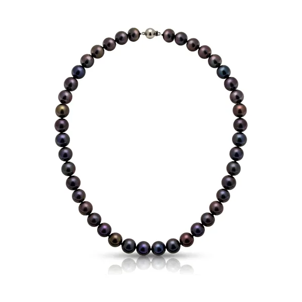 Black Freshwater Pearl Necklace | Grade AAA | 10mm