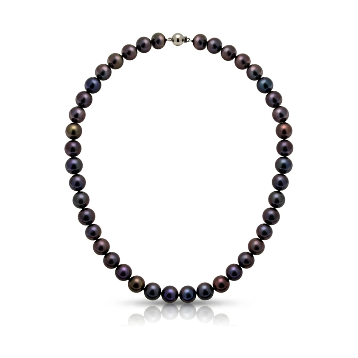 Black Freshwater Pearl Necklace | Grade AAA | 10mm