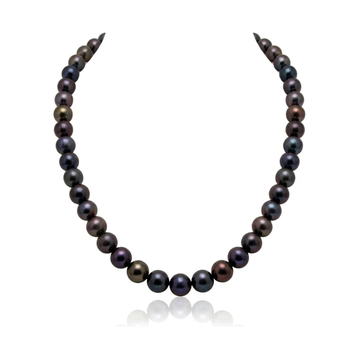 Black Freshwater Pearl Necklace | Grade AAA | 10mm