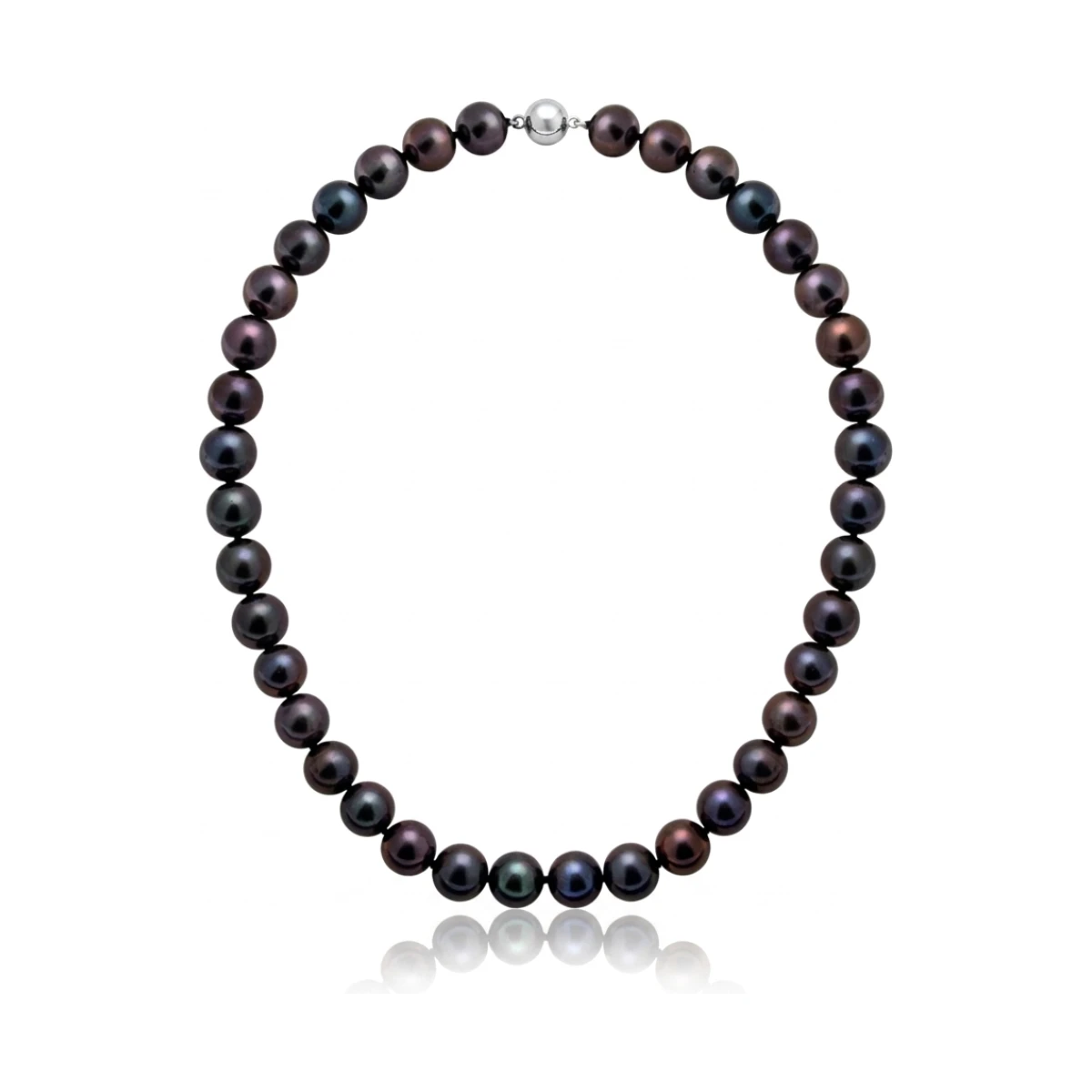 Black Freshwater Pearl Necklace | Grade AAA | 11mm