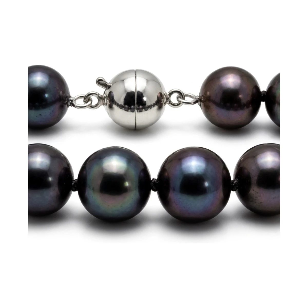 Black Freshwater Pearl Necklace | Grade AAA | 11mm