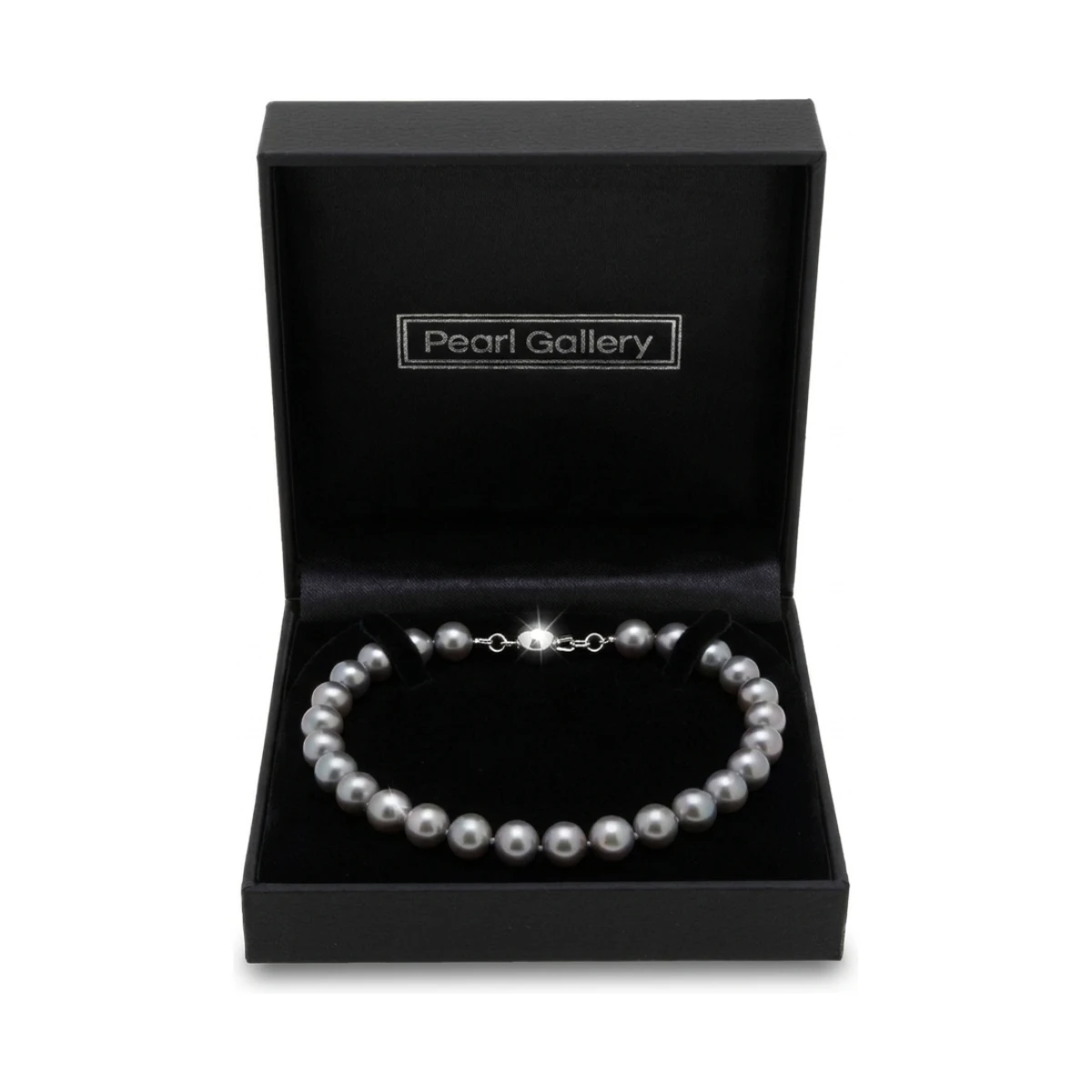 Grey Freshwater Pearl Necklace | AA Grade | 9mm
