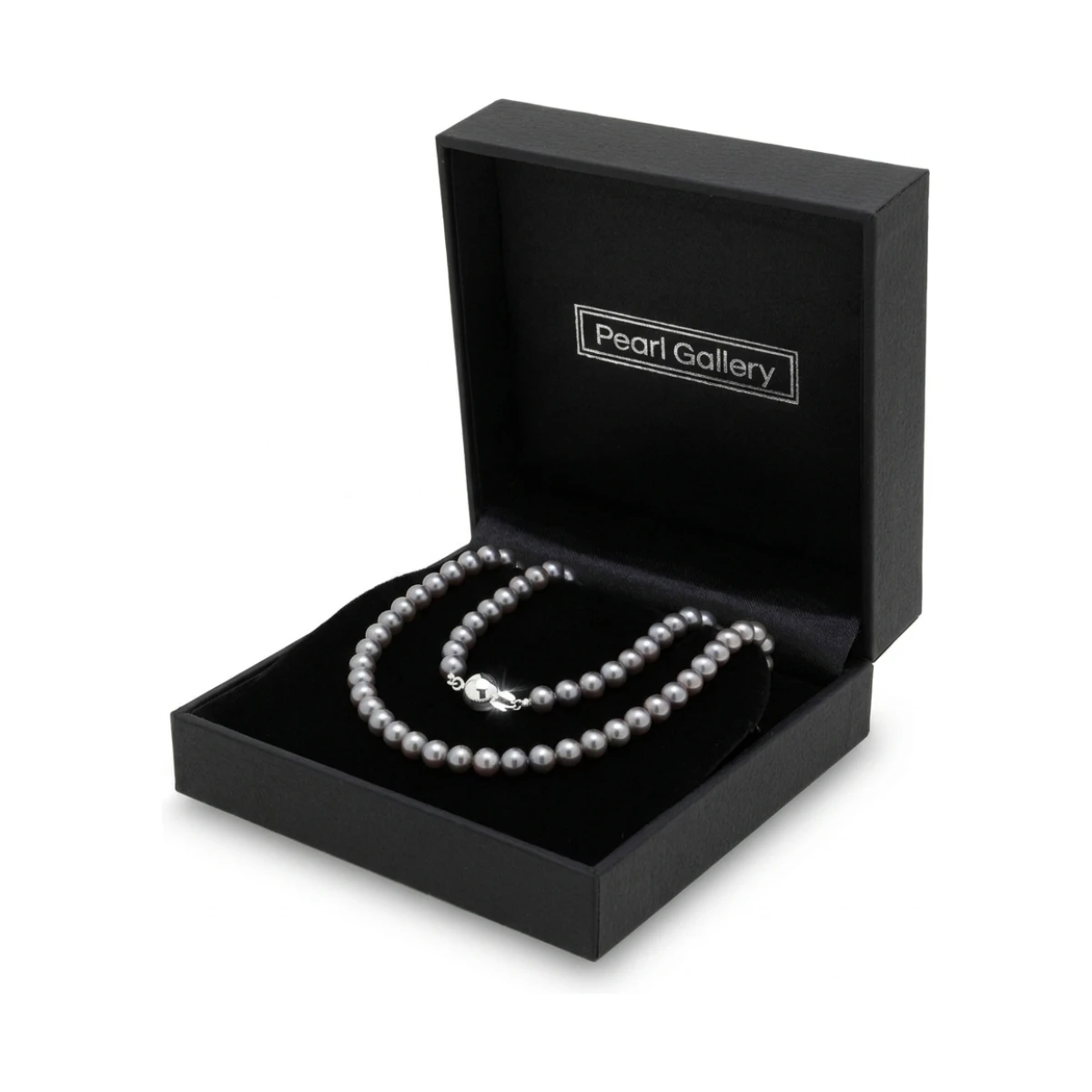 Grey Freshwater Pearl Necklace | AAA Grade | 5mm