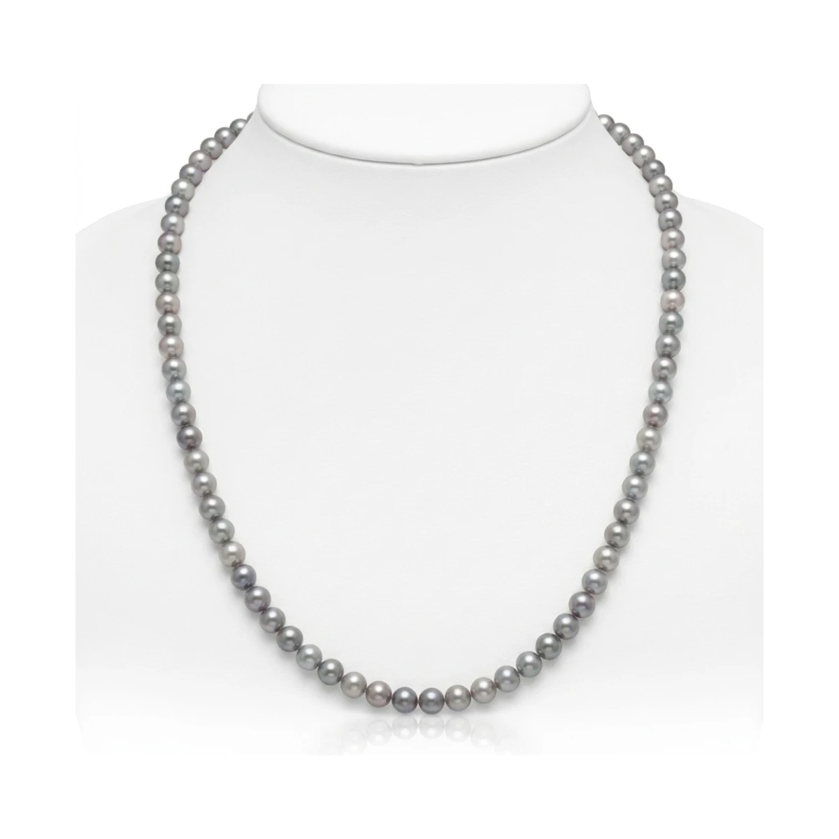 Grey Freshwater Pearl Necklace | AAA Grade | 6mm