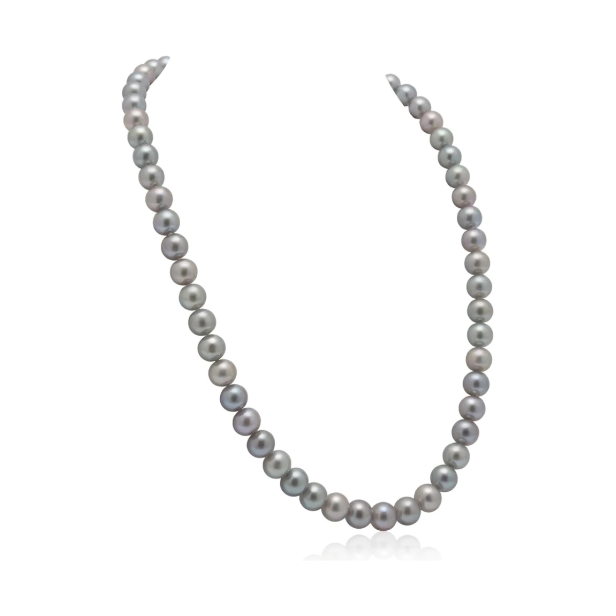 Grey Freshwater Pearl Necklace | AAA Grade | 7mm