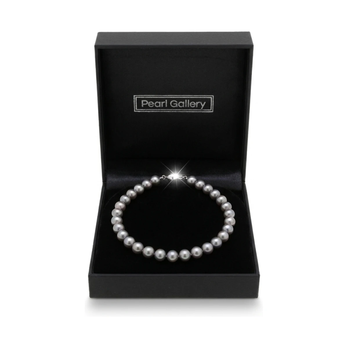Grey Freshwater Pearl Necklace | AAA Grade | 7mm