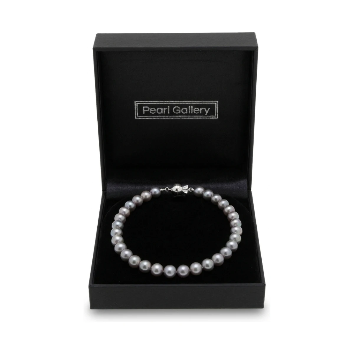Grey Freshwater Pearl Necklace | AAA Grade | 8mm