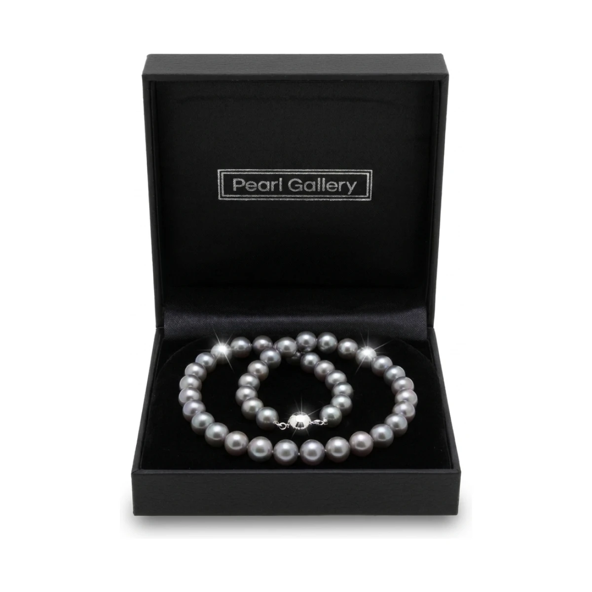 Grey Freshwater Pearl Necklace | AAA Grade | 10mm