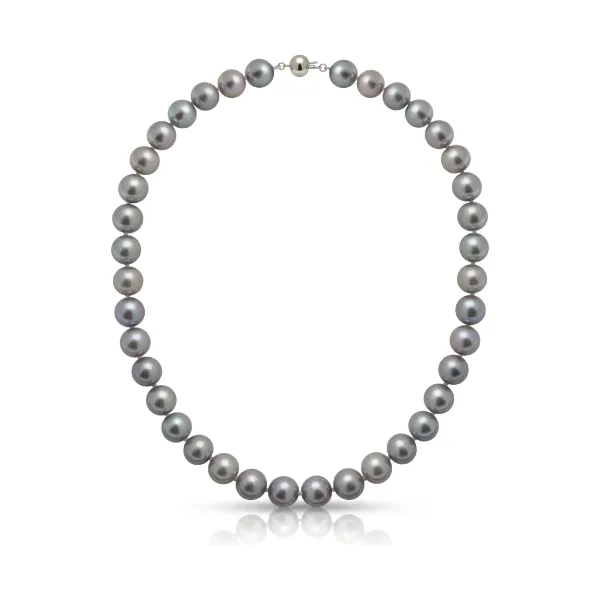 Grey Freshwater Pearl Necklace | AAA Grade | 11mm