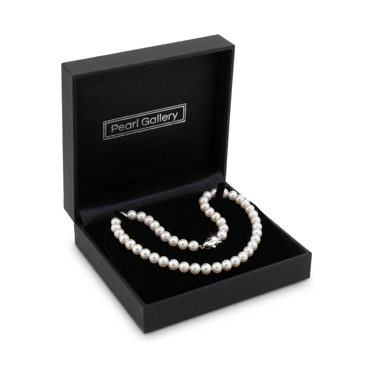 White Akoya Pearl Necklace | AA+ Grade | 9.0-9.5 mm