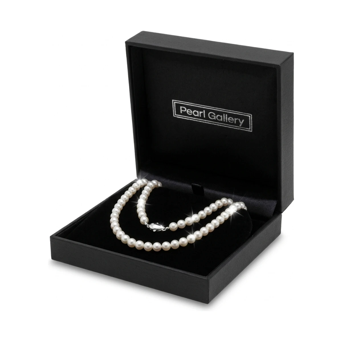 White Akoya Pearl Necklace | AA+ Grade | 9.5-10.0 mm