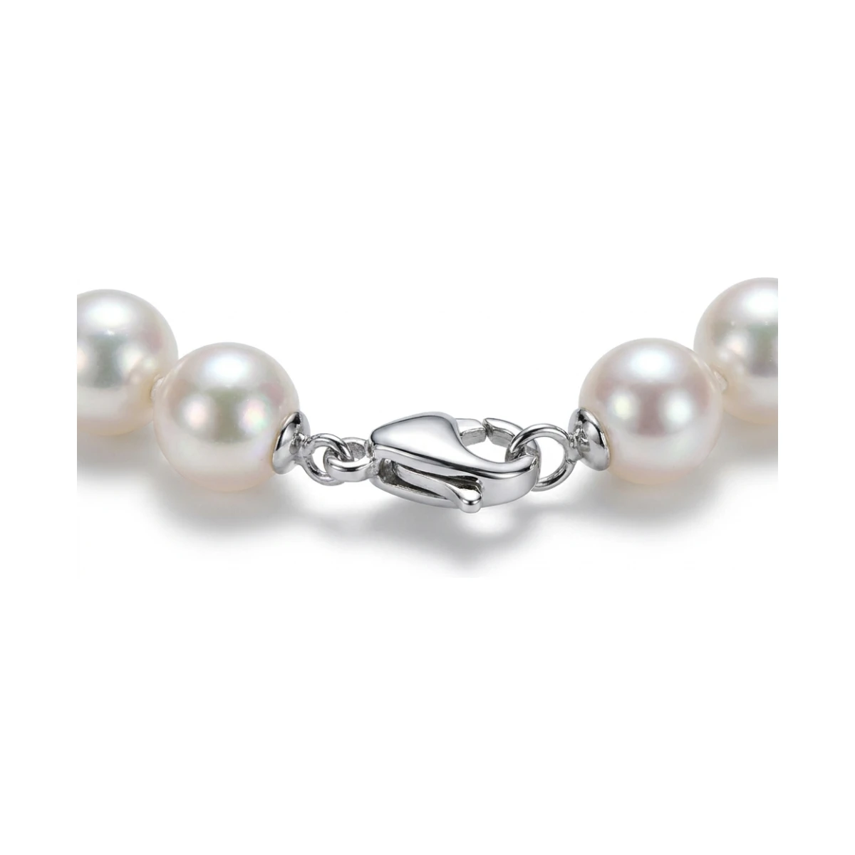 White Akoya Pearl Necklace | AAA Grade | 7.0-7.5 mm