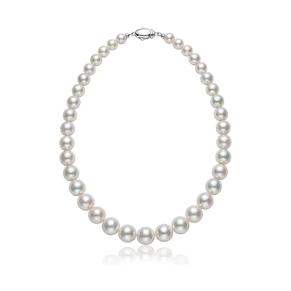 White Akoya Pearl Necklace | AAA Grade | 7.5-8.0 mm