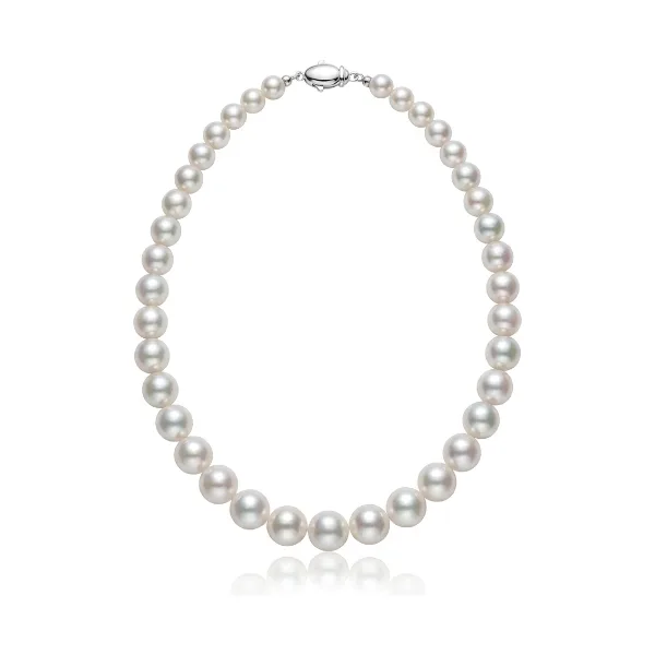 White Akoya Pearl Necklace | AAA Grade | 7.5-8.0 mm