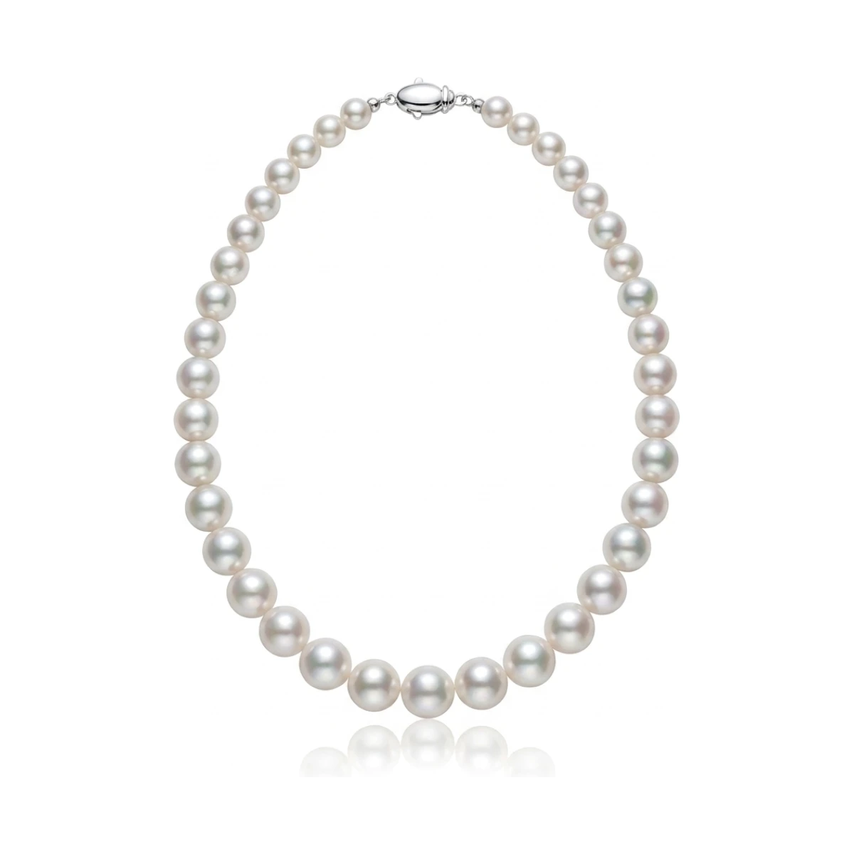 White Akoya Pearl Necklace | AAA Grade | 7.5-8.0 mm
