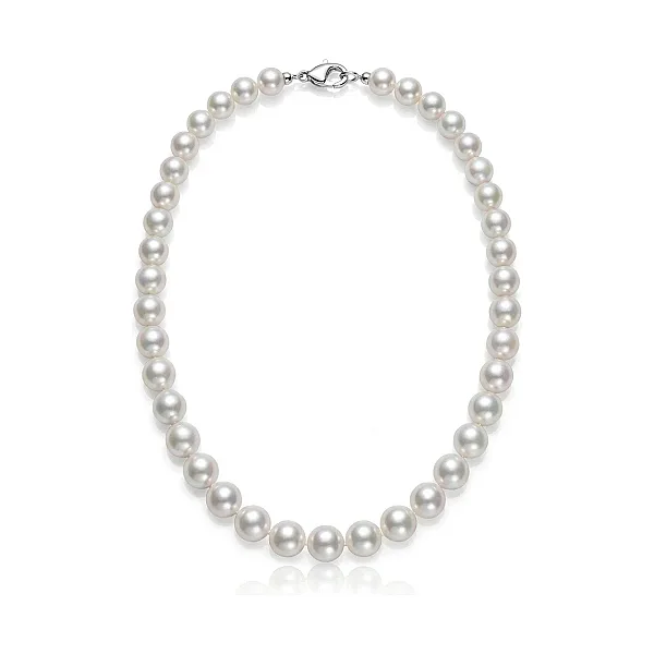 White Akoya Pearl Necklace | AAA Grade | 8.5-9.0 mm