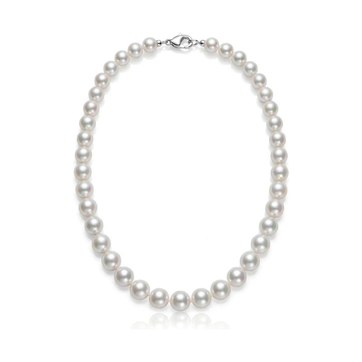 White Akoya Pearl Necklace | AAA Grade | 8.5-9.0 mm