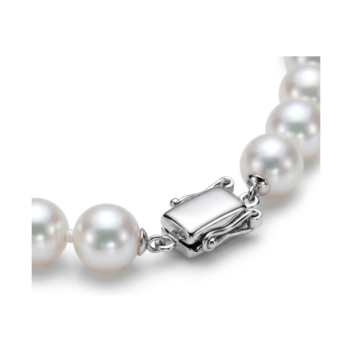 White Akoya Pearl Necklace | AAA Grade | 8.5-9.0 mm